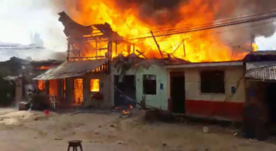 Incendio en vivienda